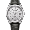Đồng hồ The Citizen AQ4100-22A mặt giấy Washi dây da